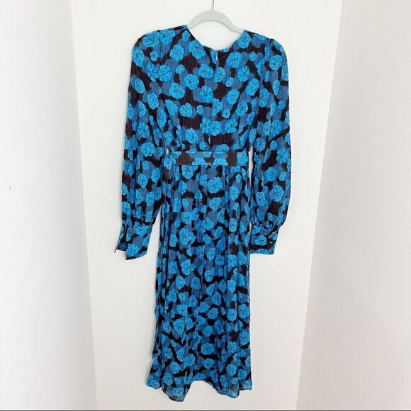 NWT ASOS Urban Revivo Puff Sleeve V-Neck Skater Dress - Picture 13 of 14